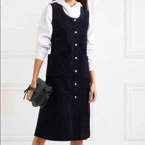 Acne studios blue corduroy dress